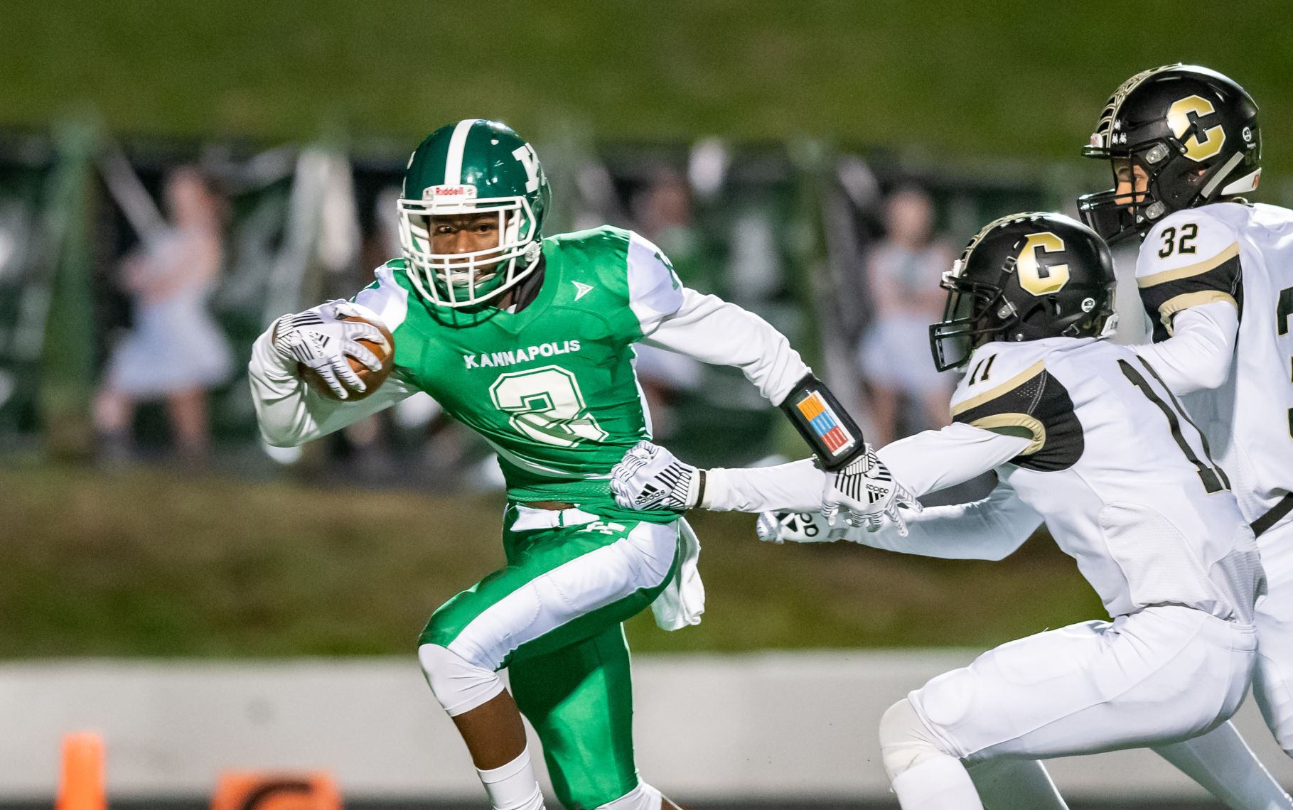 the annual Battle of the Bell high school football game